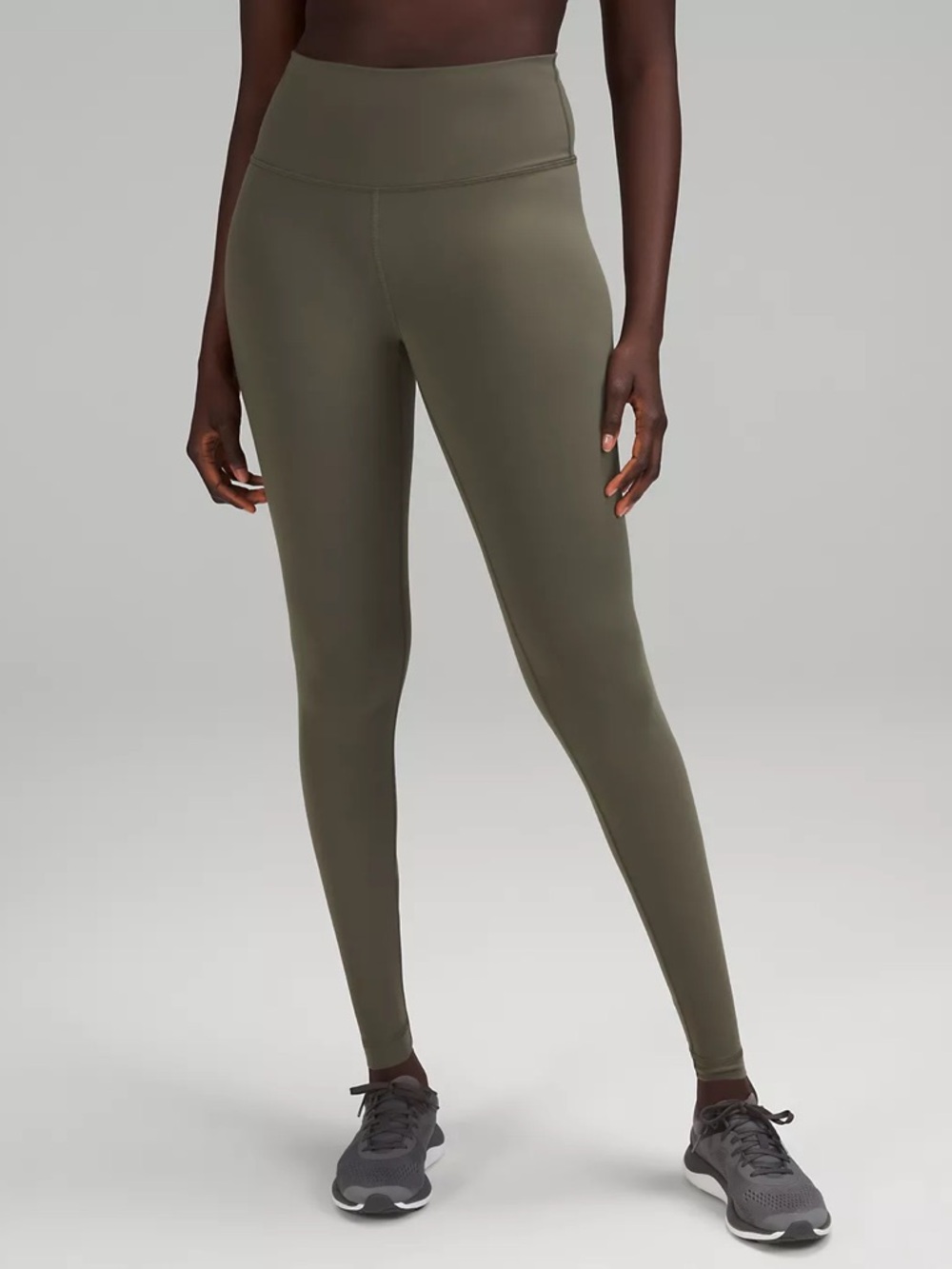 Lululemon Wunder Train High-Rise Tight 28" in Army Green Size XL